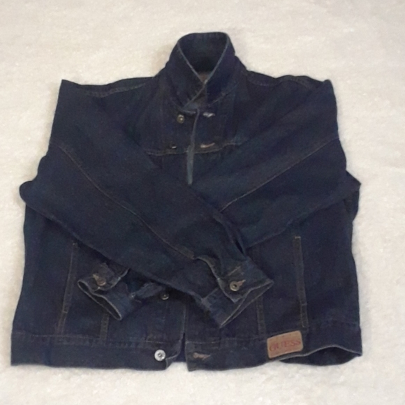 TAKE 1/2 OFF VINTAGE AUTHENTIC GUESS DENIM JACKET - Picture 3 of 16